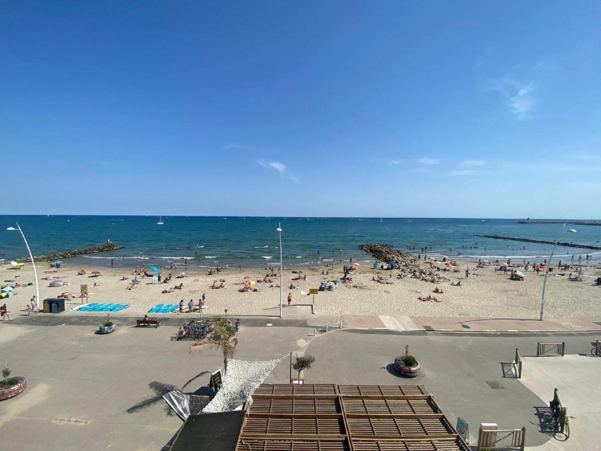 Le DREAM BEACH-TERRASSE-VUE MER D'Exception-WIFI-PARKING - CoHôteConciergerie Palavas-les-Flots Exterior foto