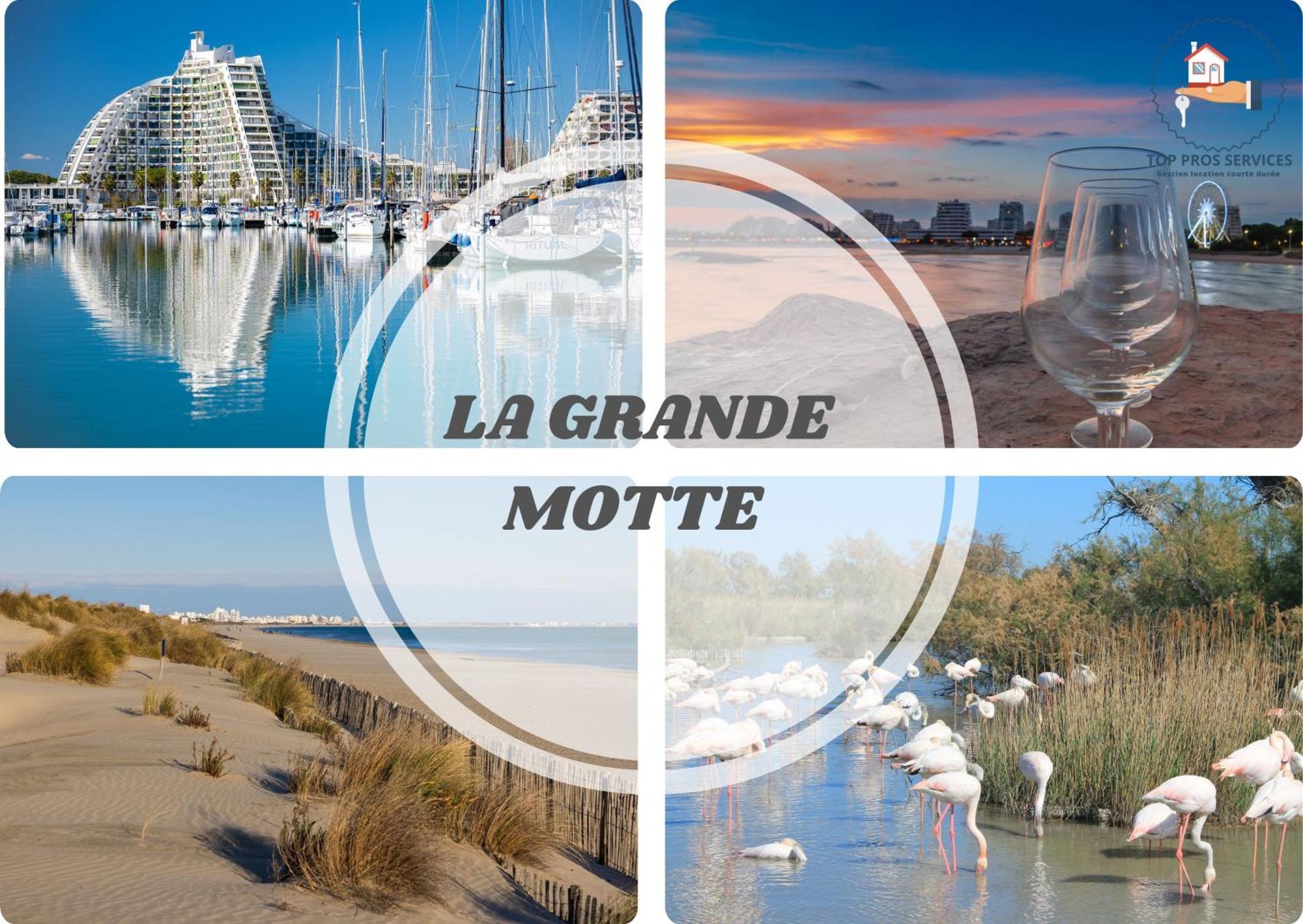 Le DREAM BEACH-TERRASSE-VUE MER D'Exception-WIFI-PARKING - CoHôteConciergerie Palavas-les-Flots Exterior foto